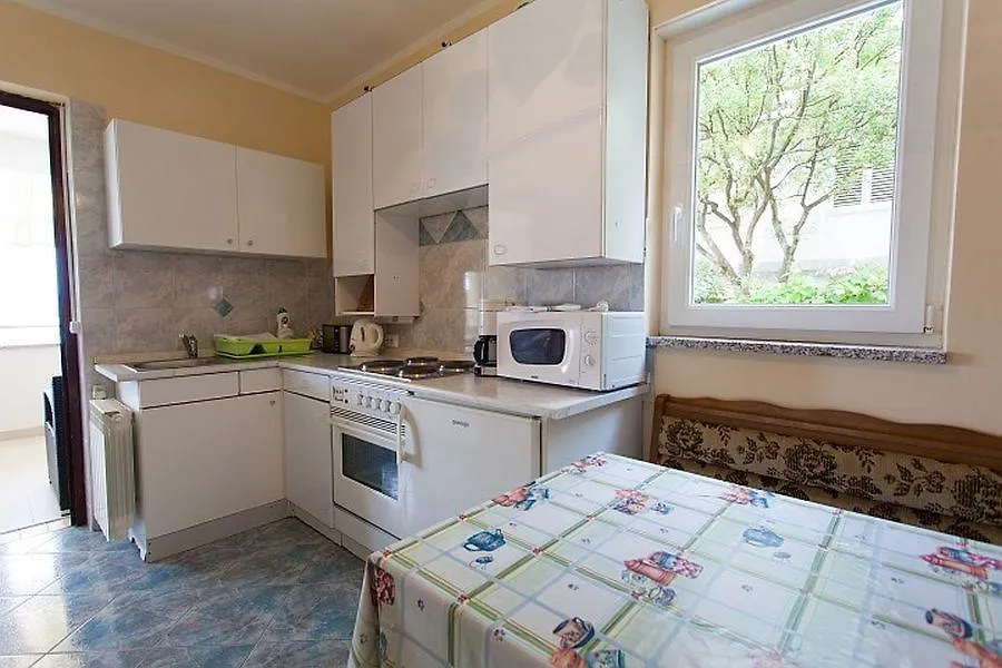 Large Terrace Apartment In Omisalj 3623-3 Croatia